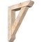 Ekena Millwork Traditional Slat Smooth Bracket w/ Offset Brace, Douglas Fir, 7 1/2"W x 34"D x 42"H BKT0806X34X42TRA06SDF - alternate 1